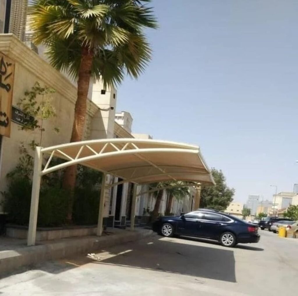 مظلات سيارات قماش